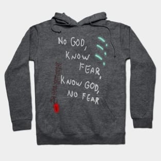 Know God, No Fear, do you believe? Hoodie